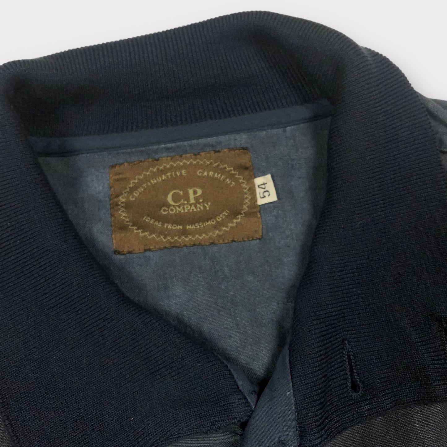 S/S 1990 C.P. COMPANY Rubber Flax Flight Jacket Flieger Jacke (54 / XL)