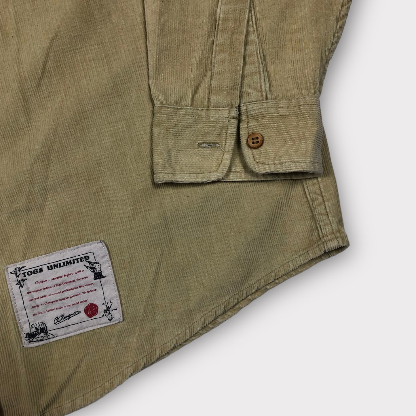 y2k Chevignon Cord Hemd (XL)
