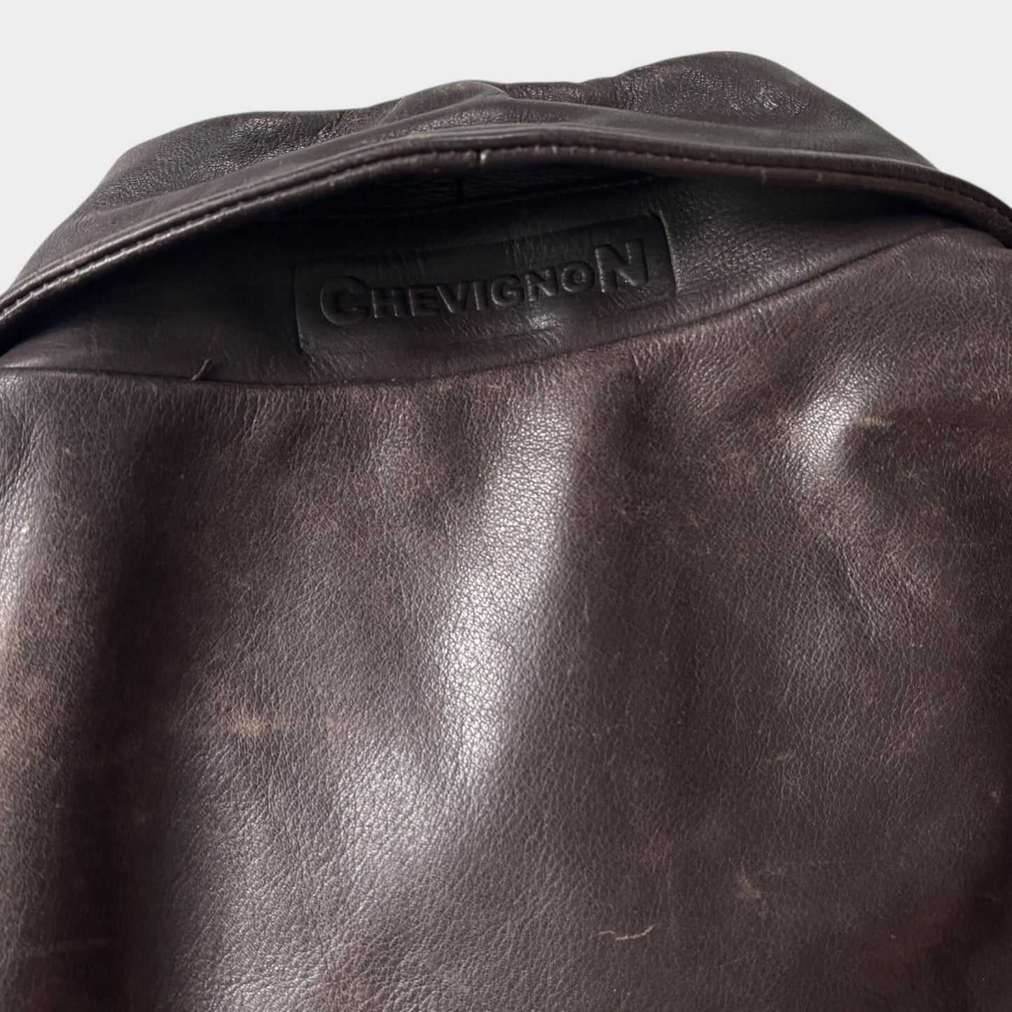 Y2K Chevignon Lederjacke (L)