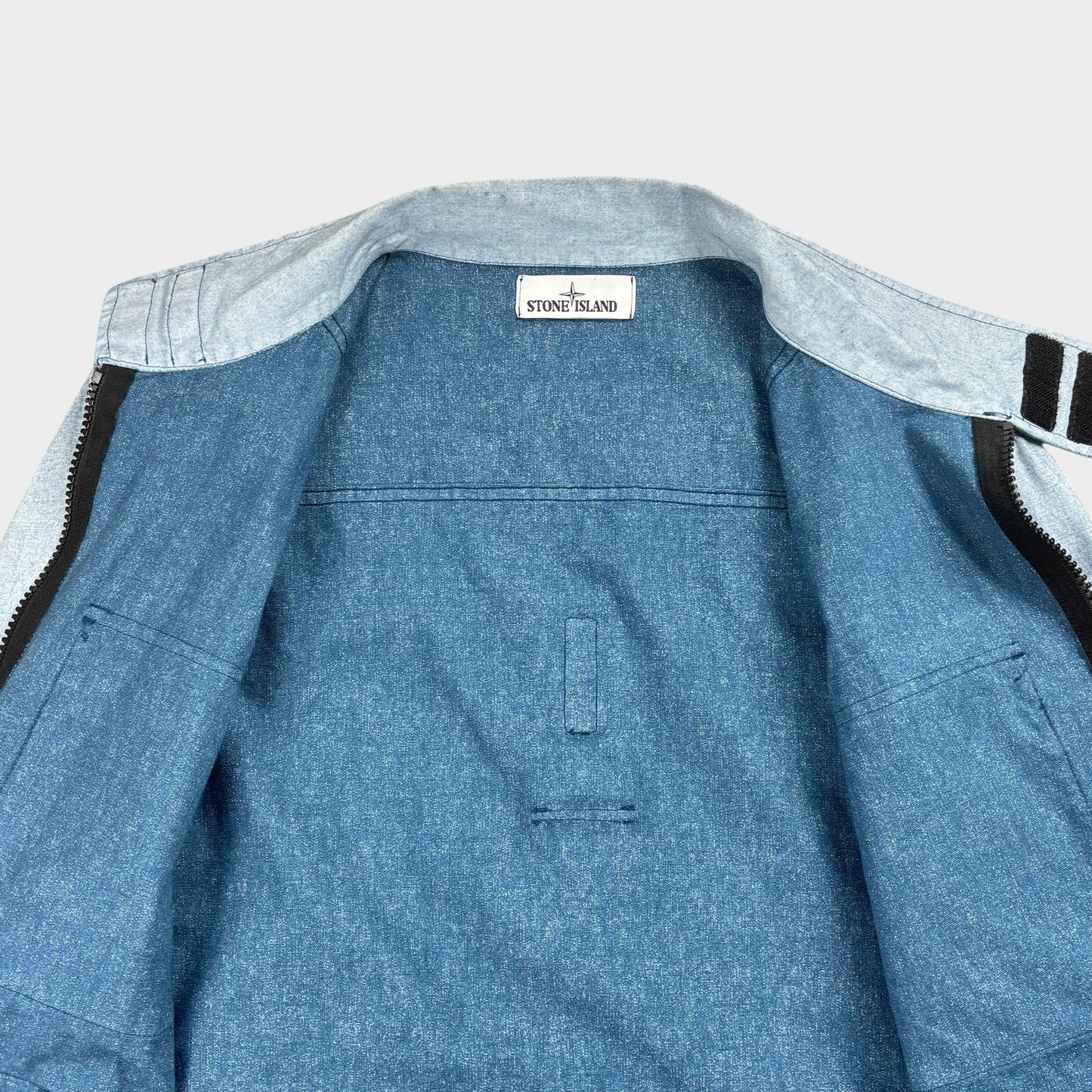 S/S 2019 Stone Island Canvas Placcato Jacke (L)