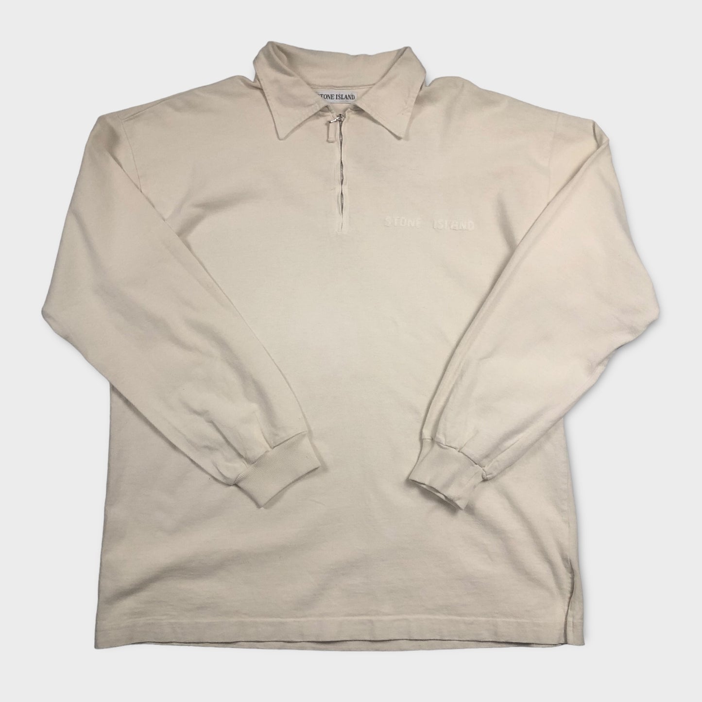 80s Stone Island Longsleeve Polo Shirt