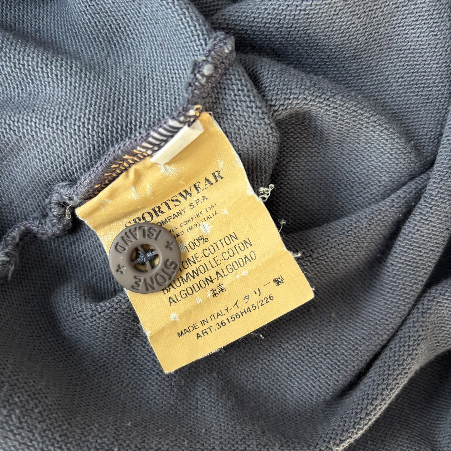 S/S 2002 Stone Island embroided Jumper (XXL)