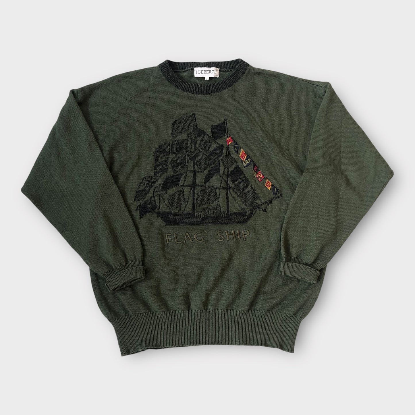 90s Iceberg Flag Ship Jumper (V / XL)