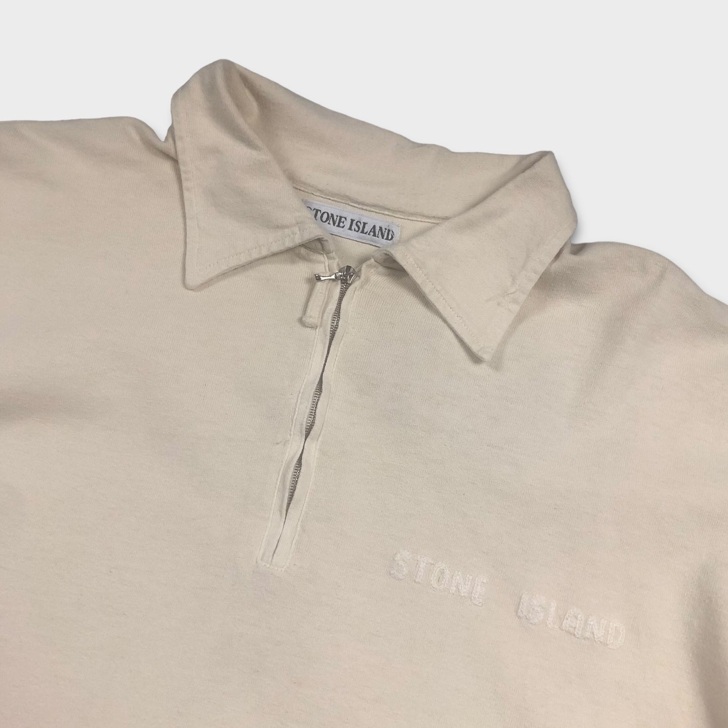 80s Stone Island Longsleeve Polo Shirt