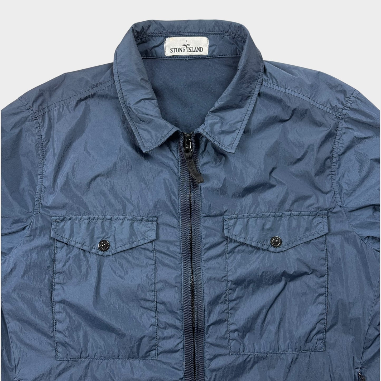 S/S 2017 Stone Island Garement Dyed Crinkle Reps NY Jacke (L)