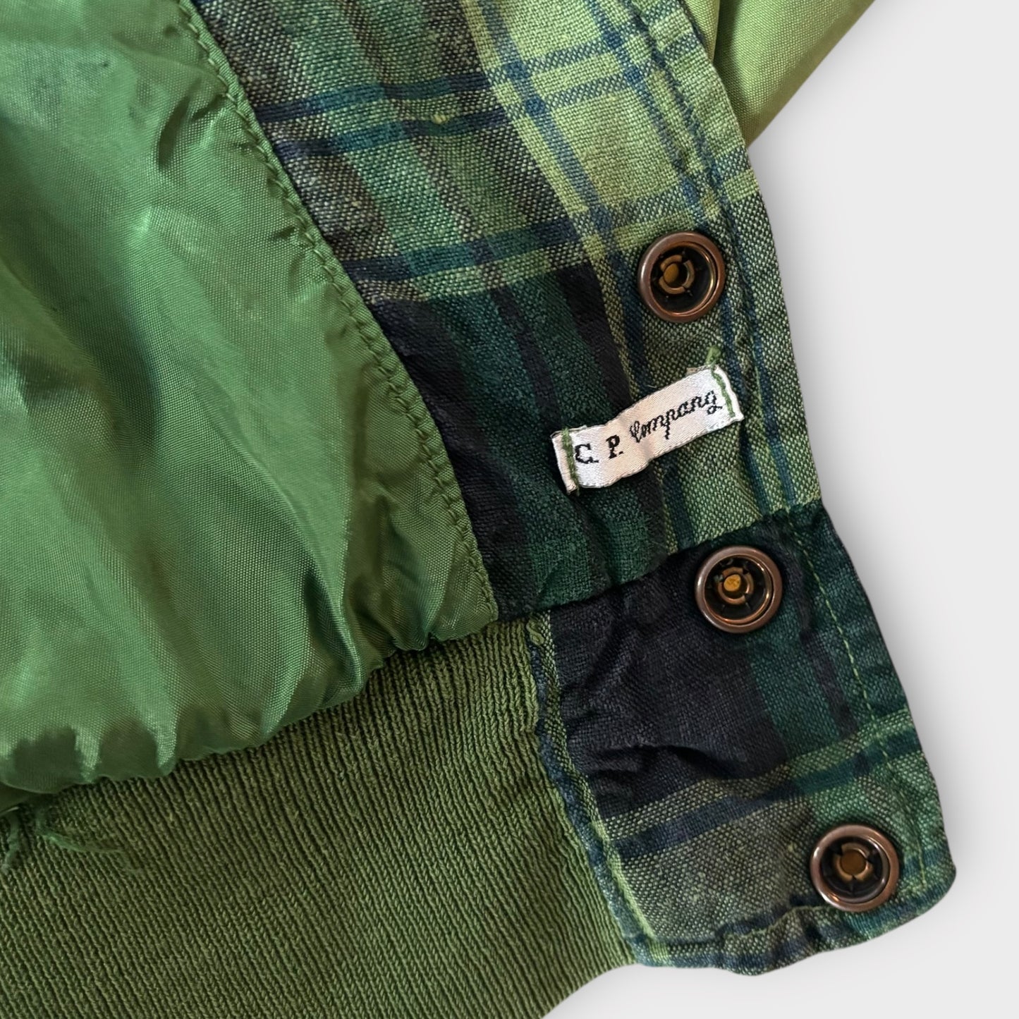 S/S 1986 C.P. COMPANY Tartan Jacke (50 / L)