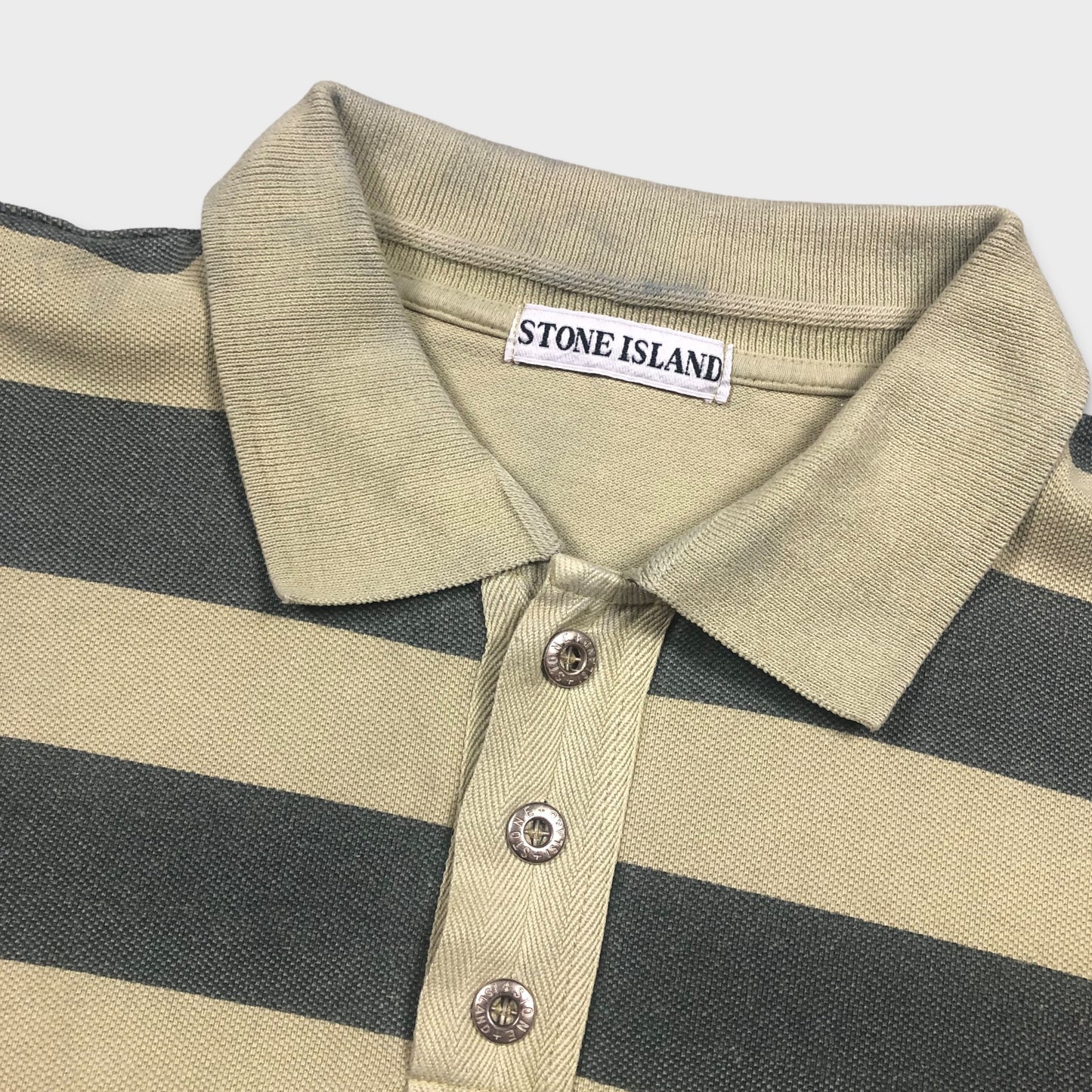 80s Stone Island Polo Shirt (XXL)