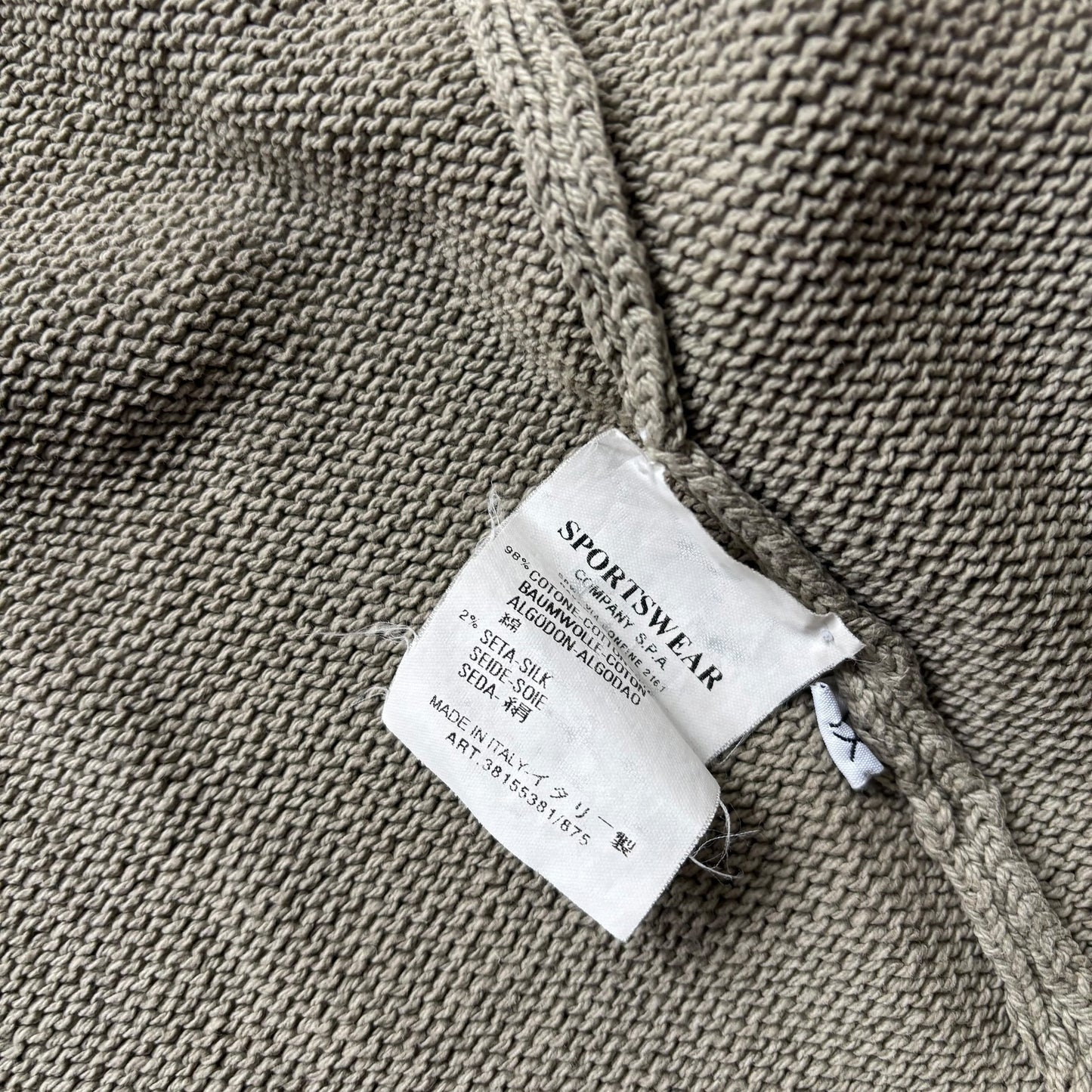 S/S 2003 Stone Island Cardigan (XL)