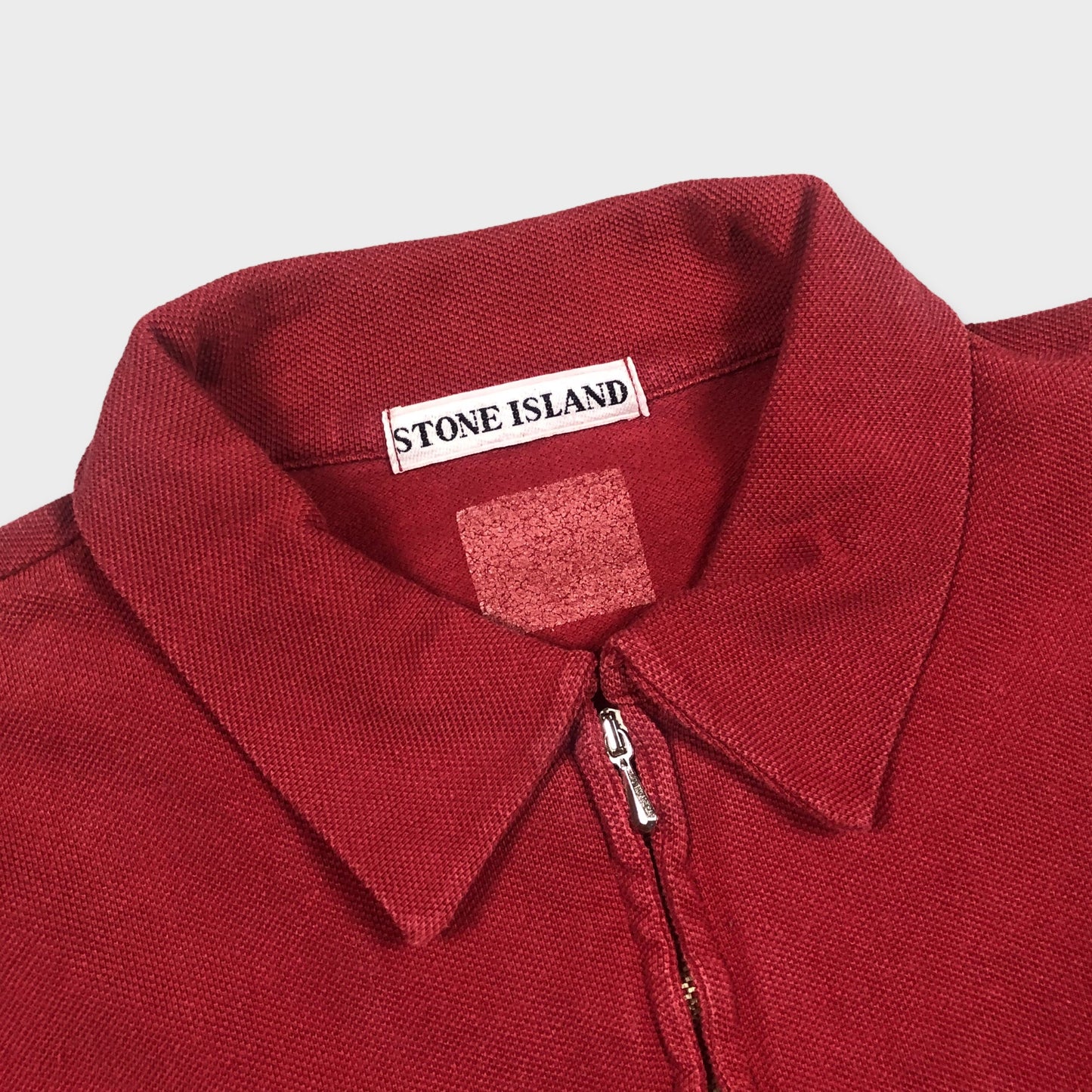 80s Stone Island Longsleeve Polo Shirt