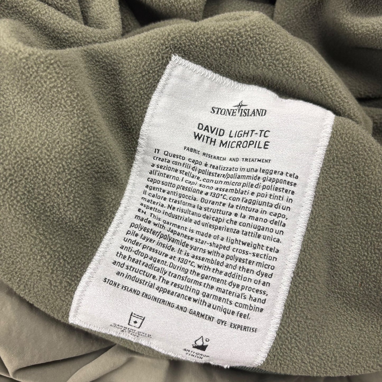 A/W 2019 Stone Island David Light-TC with Micropile Jacke (XL)