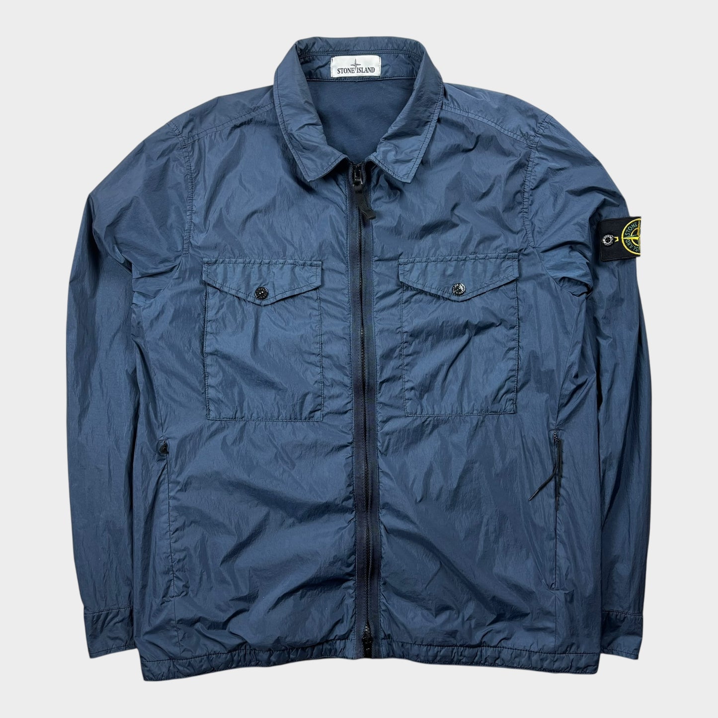 S/S 2017 Stone Island Garement Dyed Crinkle Reps NY Jacke (L)