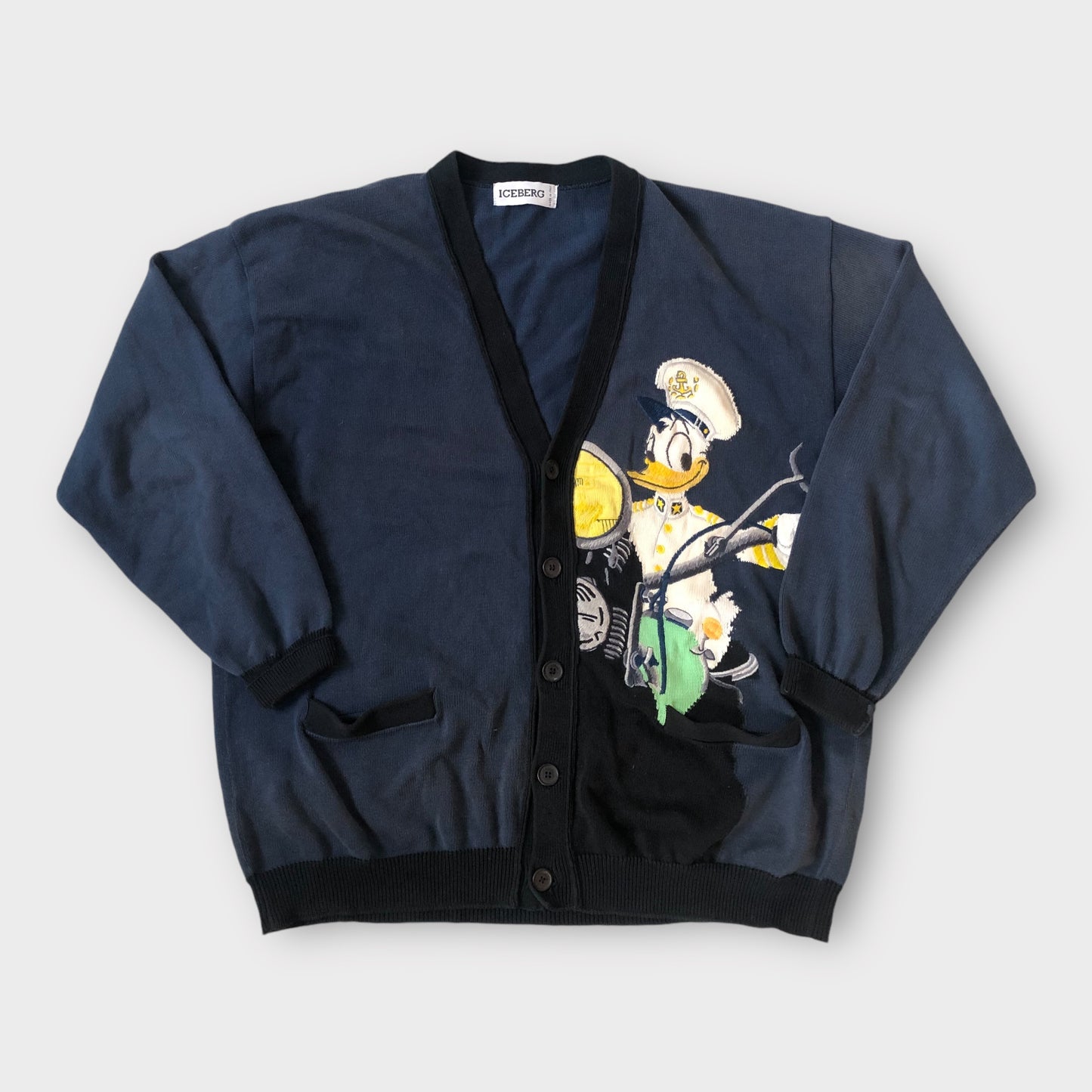 1992 Iceberg Donald Bike Cardigan (VI / XL-XXL)