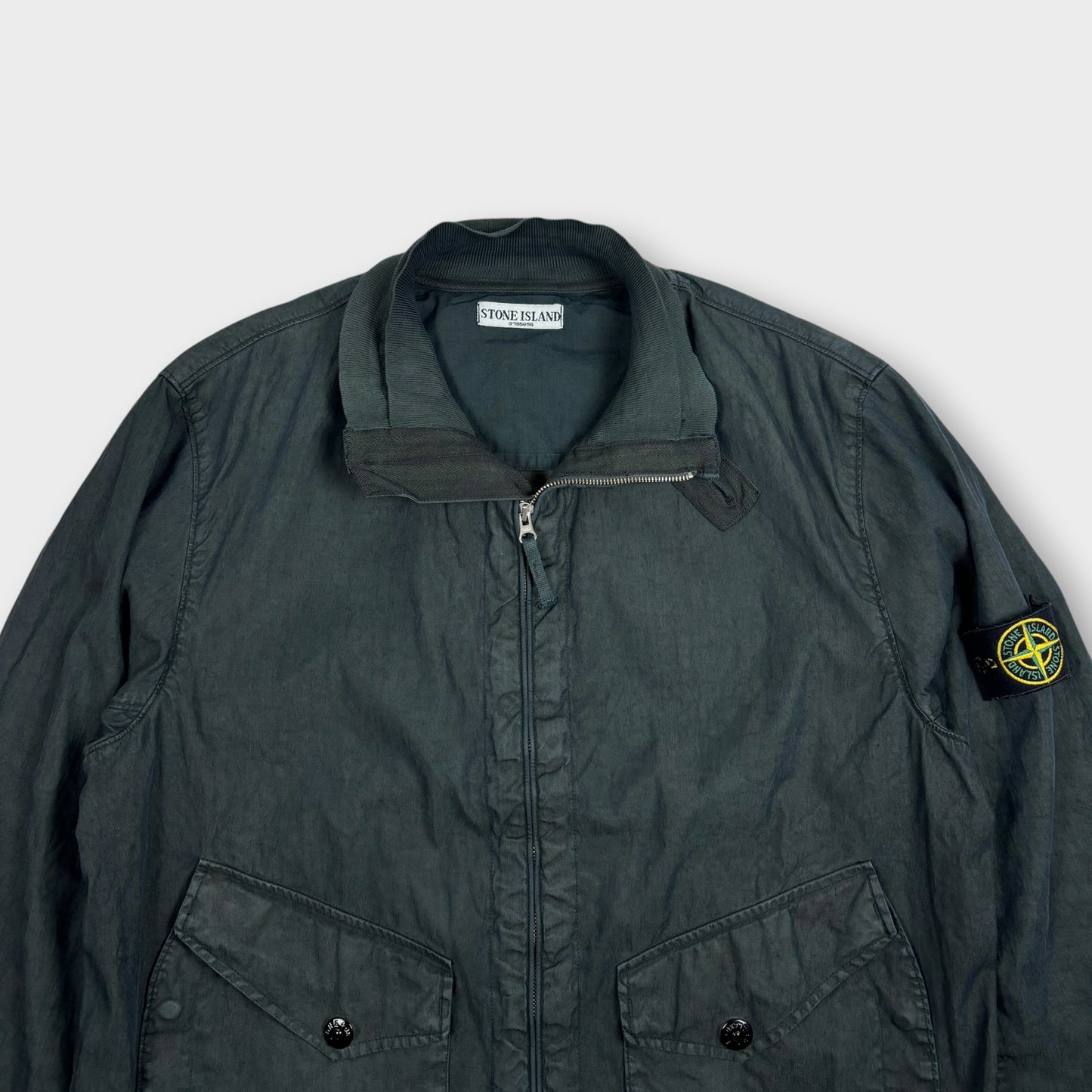S/S 2004 Stone Island Lino Flax Jacket (XL)