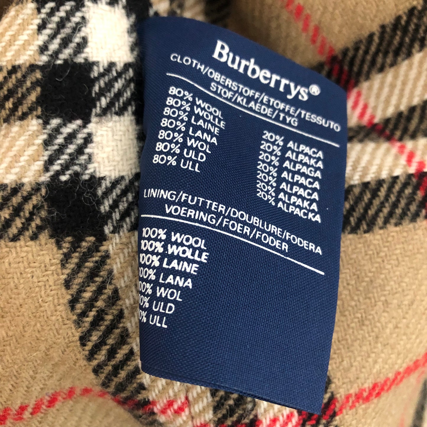 80s Burberrys Woll Blouson (W29 / XL)