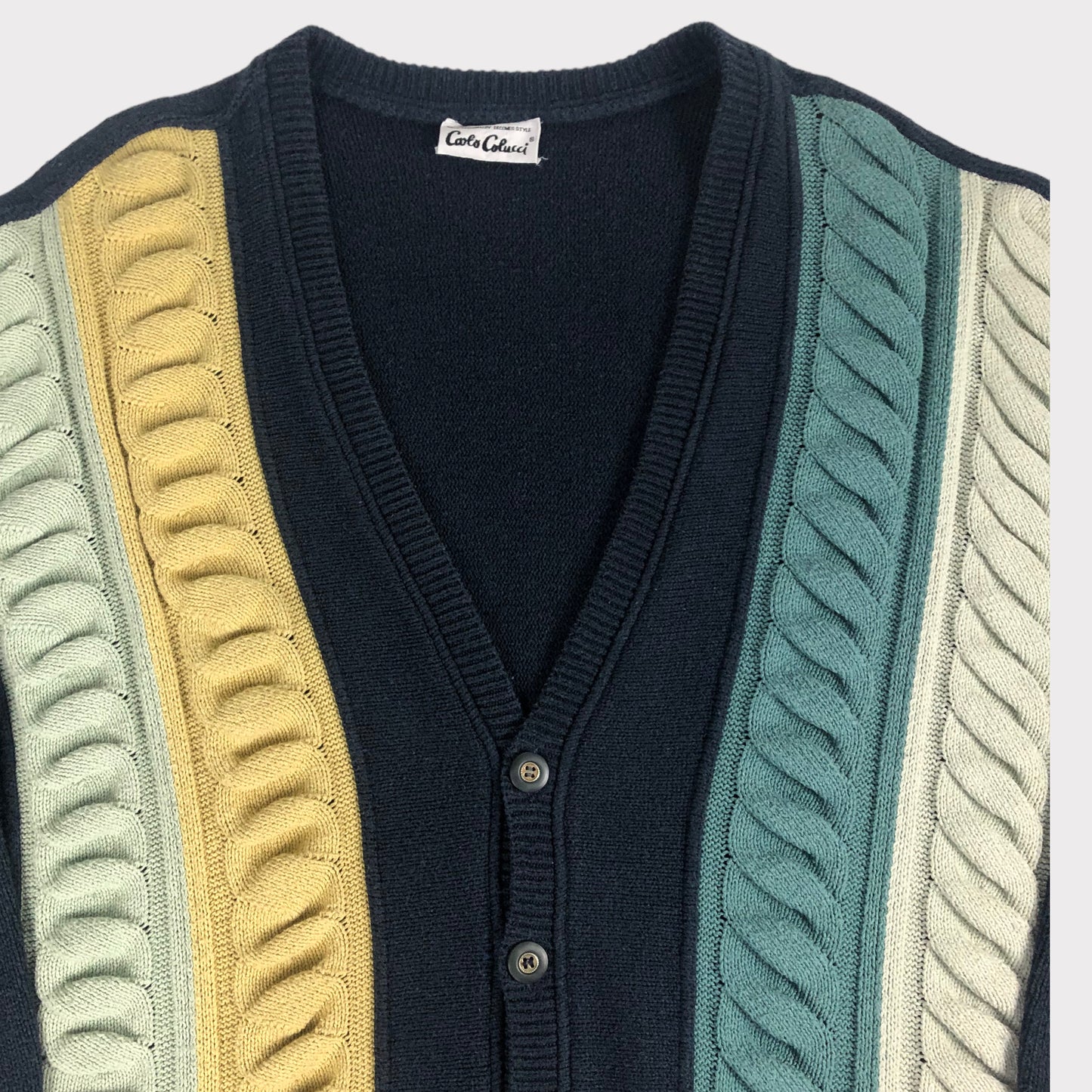 80s Carlo Colucci Cardigan (52 / L-XL)