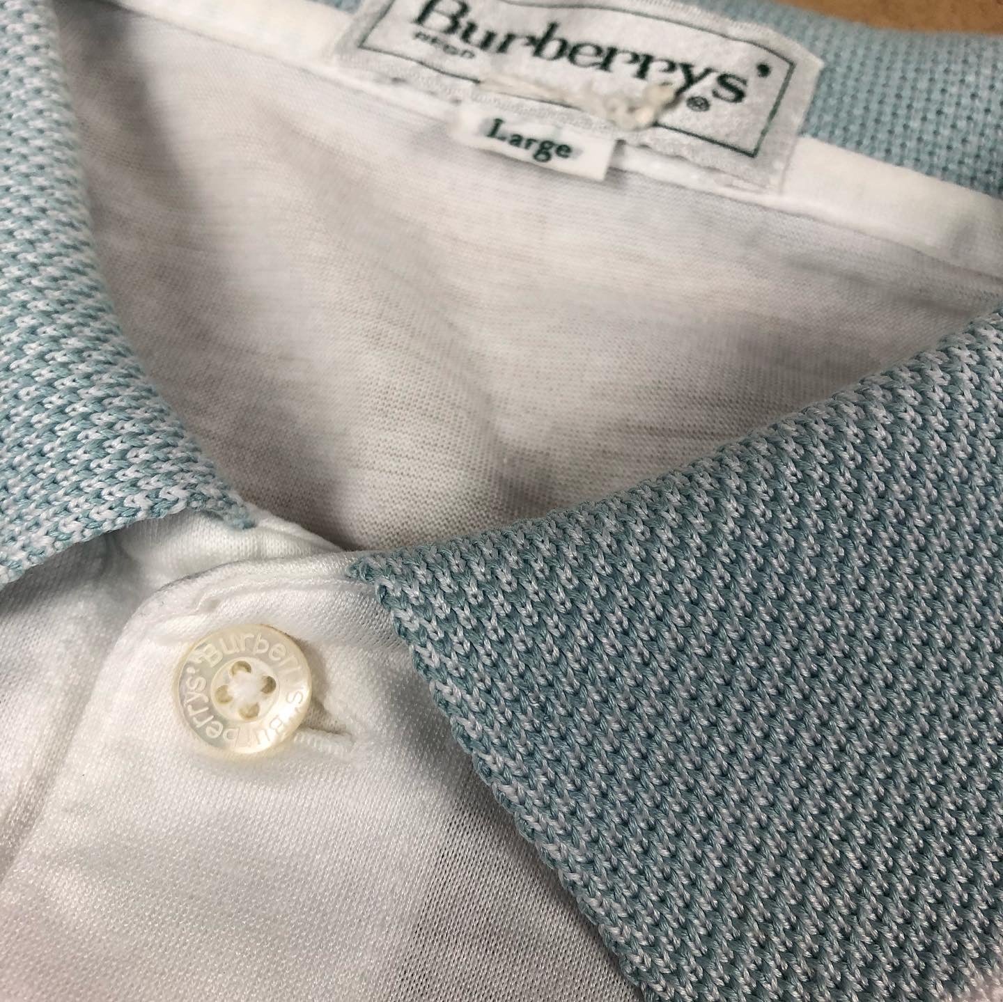 90s Burberrys Polo Shirt (L)