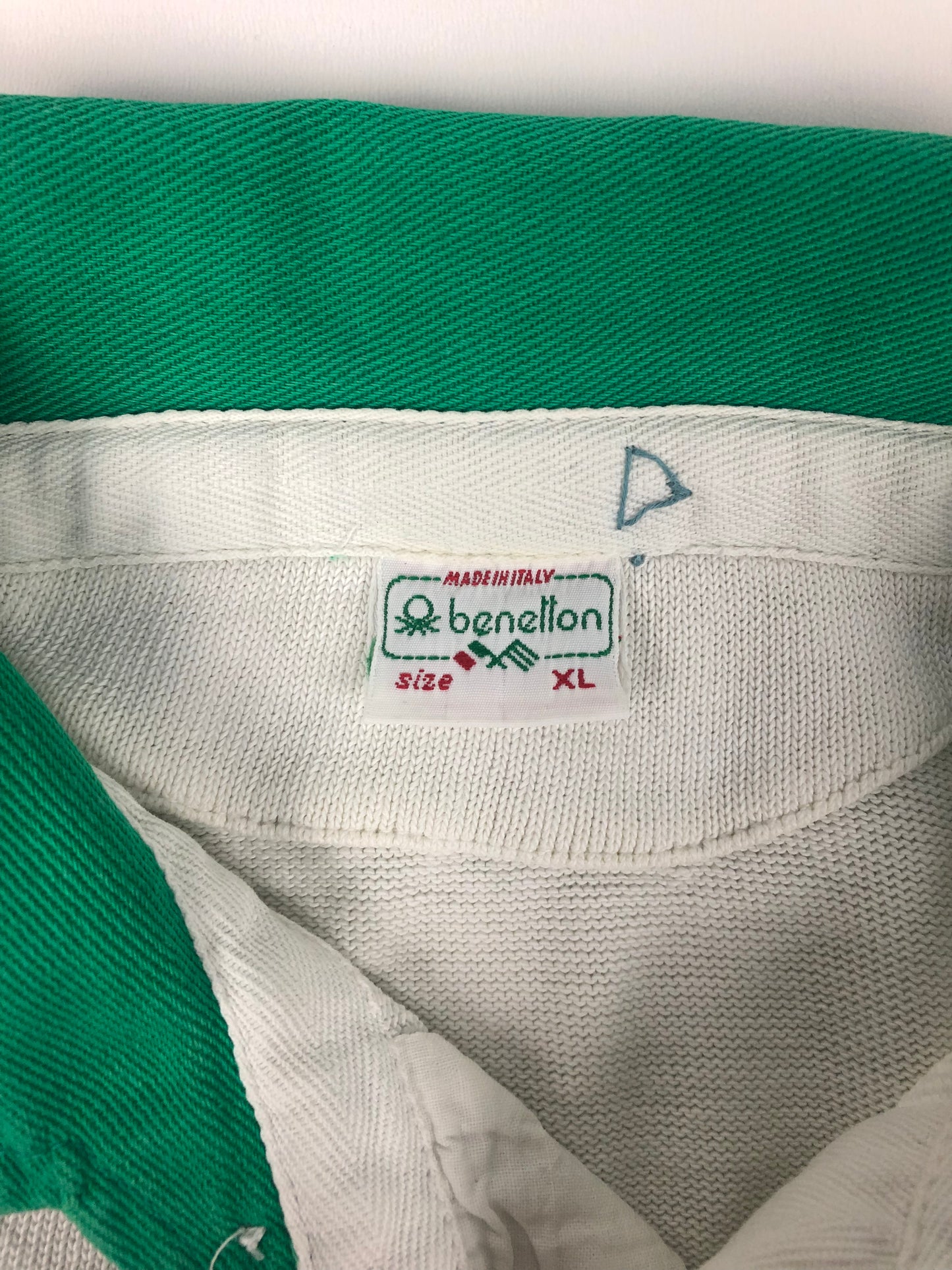 80s Benetton Rugby Shirt (XL)