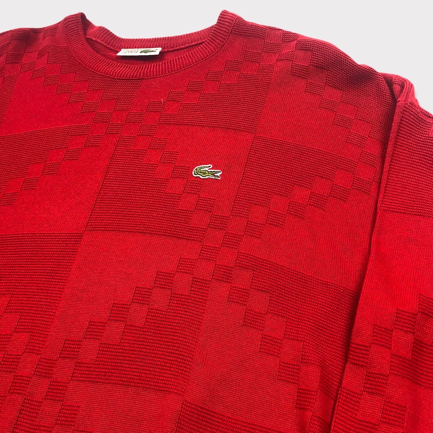 80s Chemise Lacoste Jumper (7 / XXL)