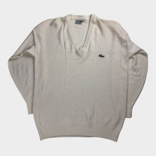 1973 Chemise Lacoste V-Neck (L)