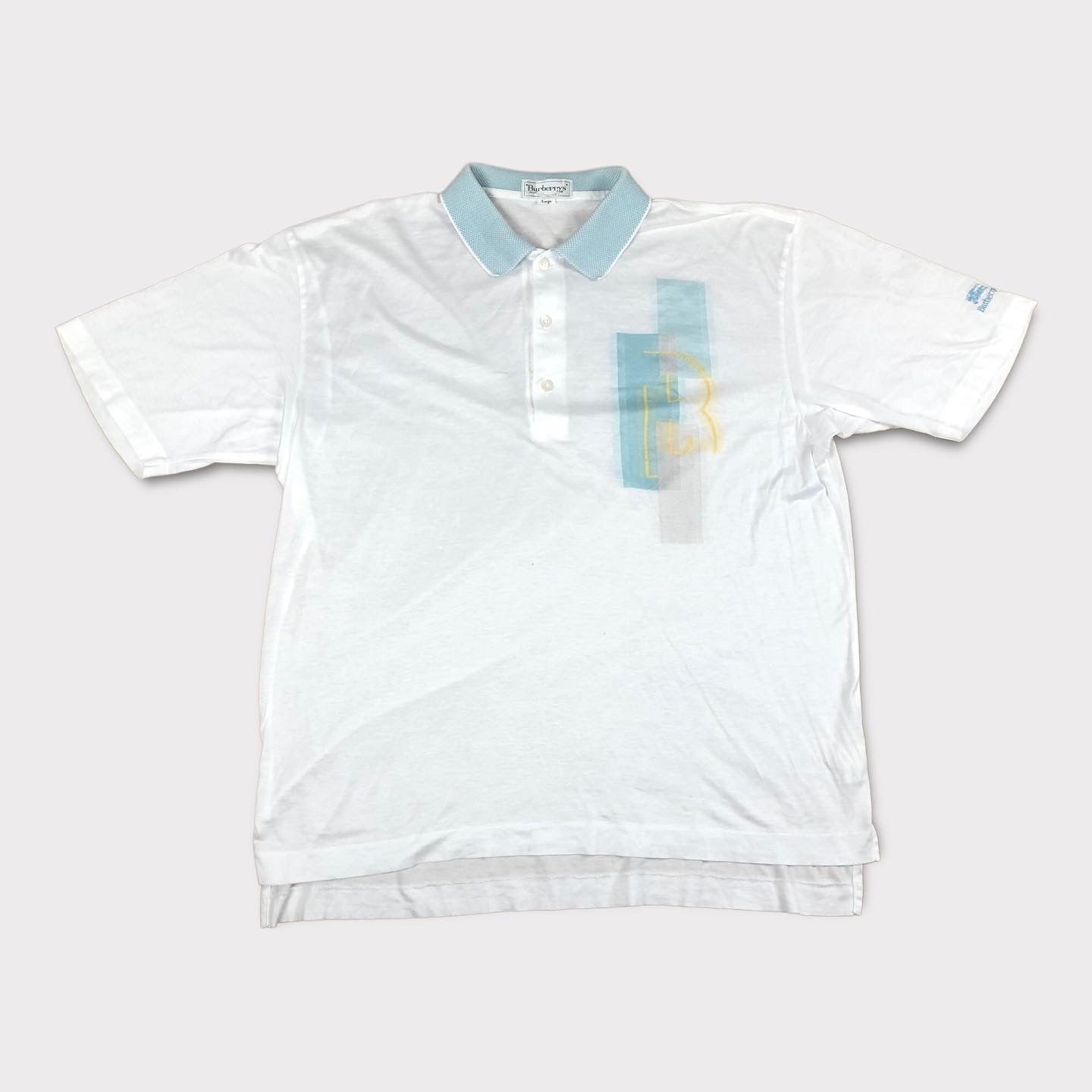 90s Burberrys Polo Shirt (L)