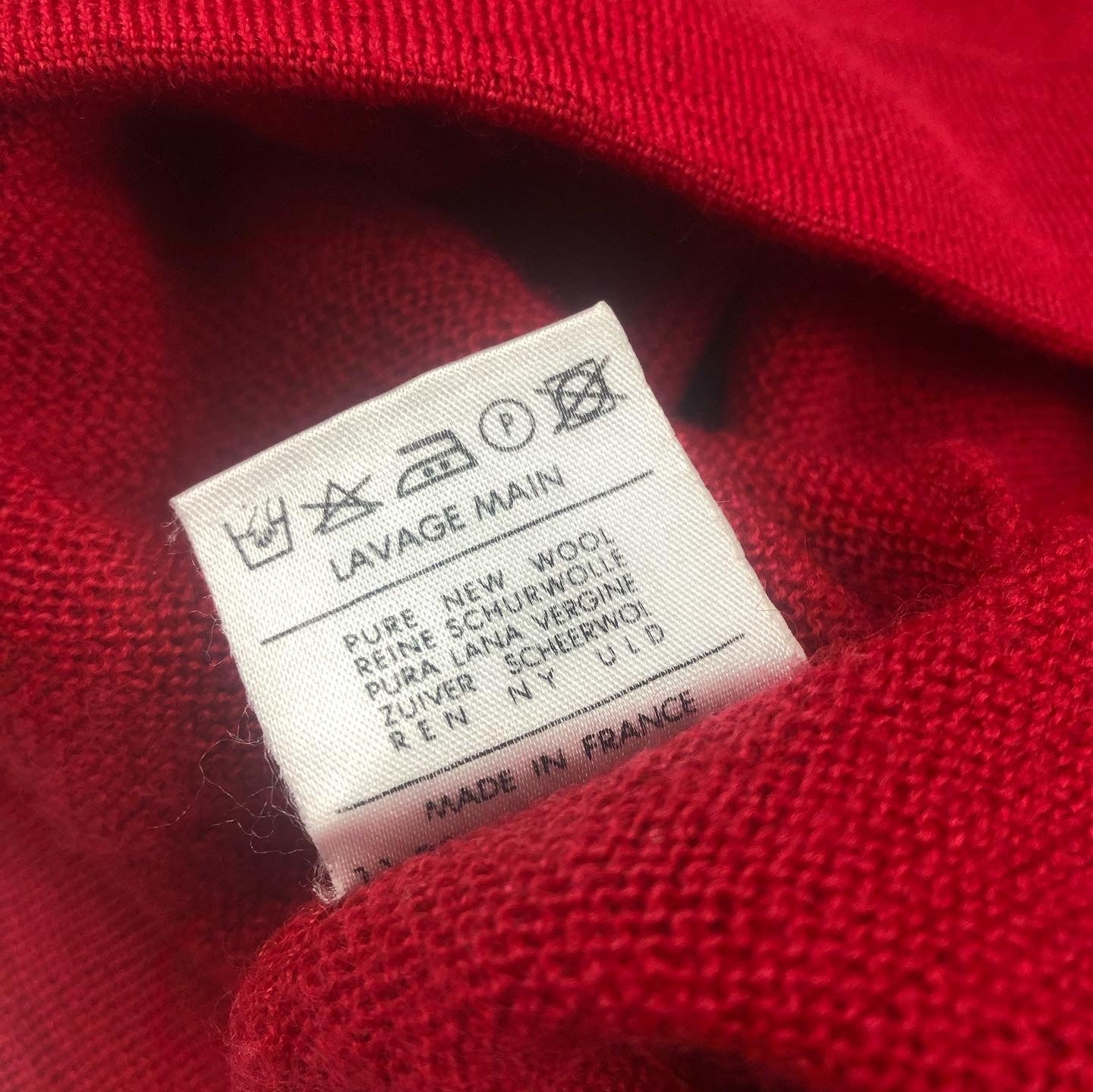 80s Chemise Lacoste Cardigan (7 / XL)